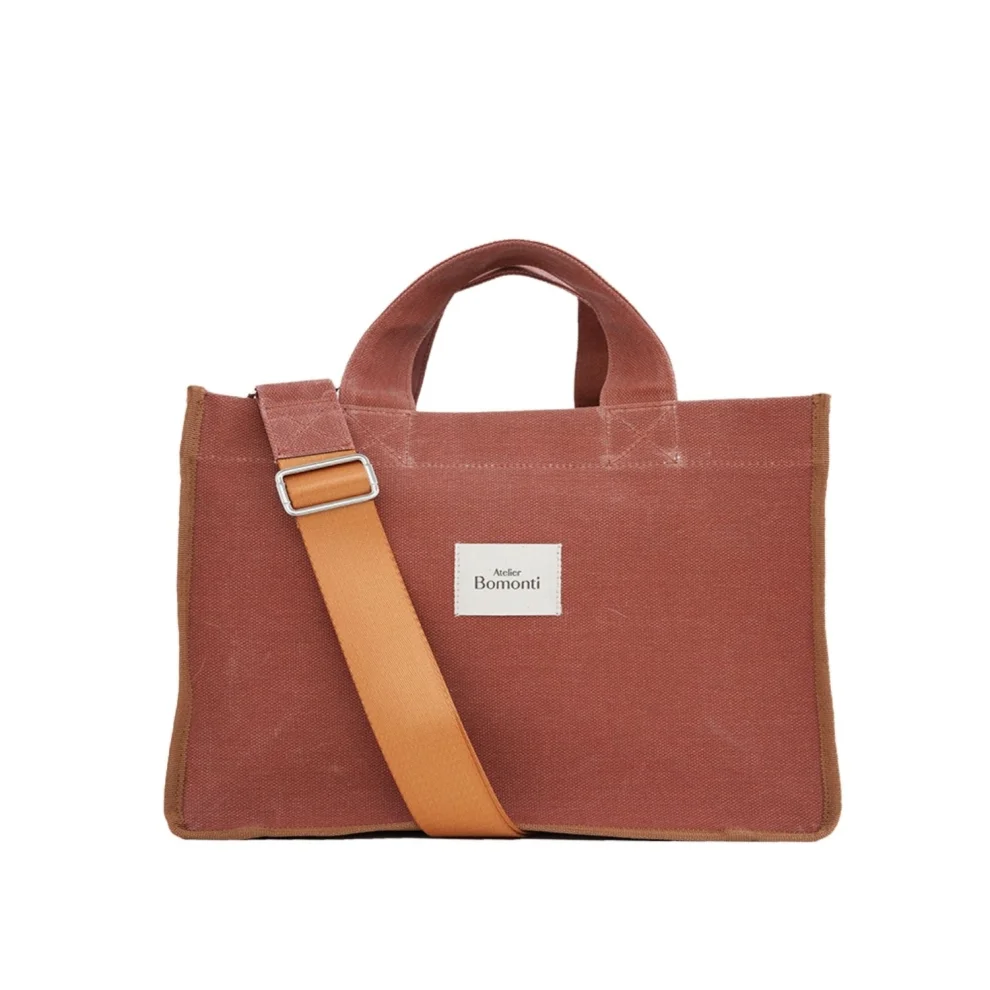 Atelier Bomonti - Hishi Rj Tote Bag Waksed Canvas