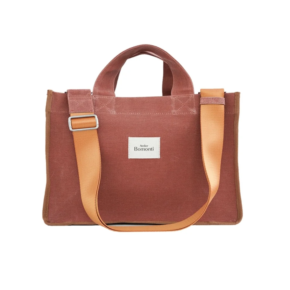 Atelier Bomonti - Hishi Rj Tote Bag Waksed Canvas