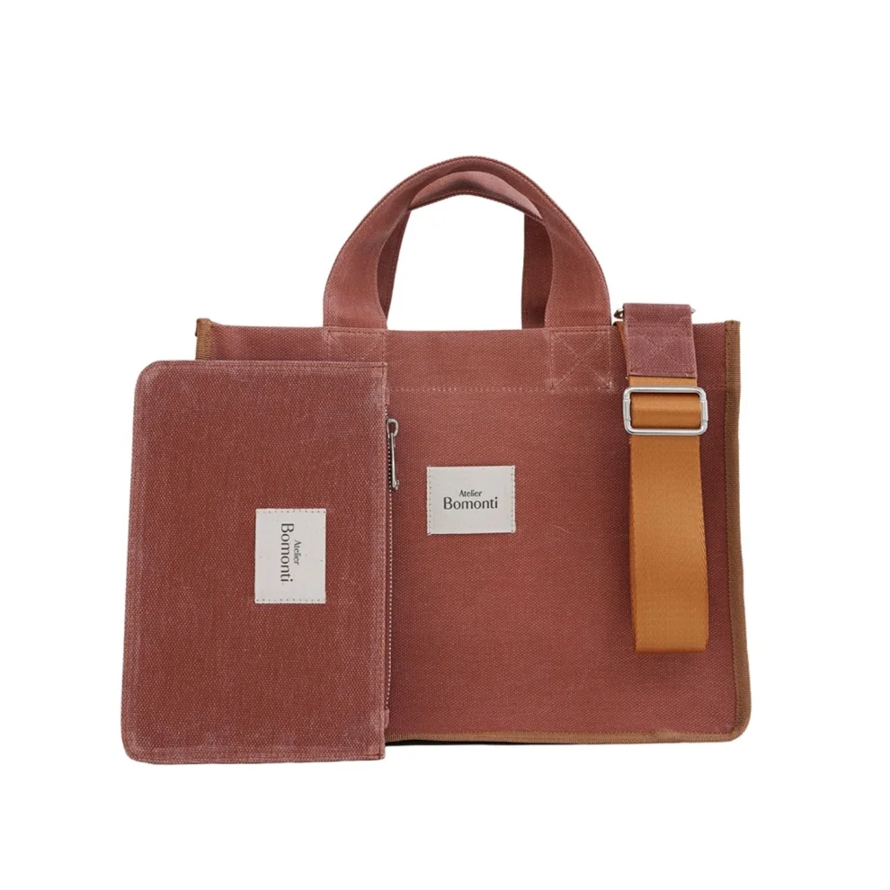 Atelier Bomonti - Hishi Rj Tote Bag Waksed Canvas