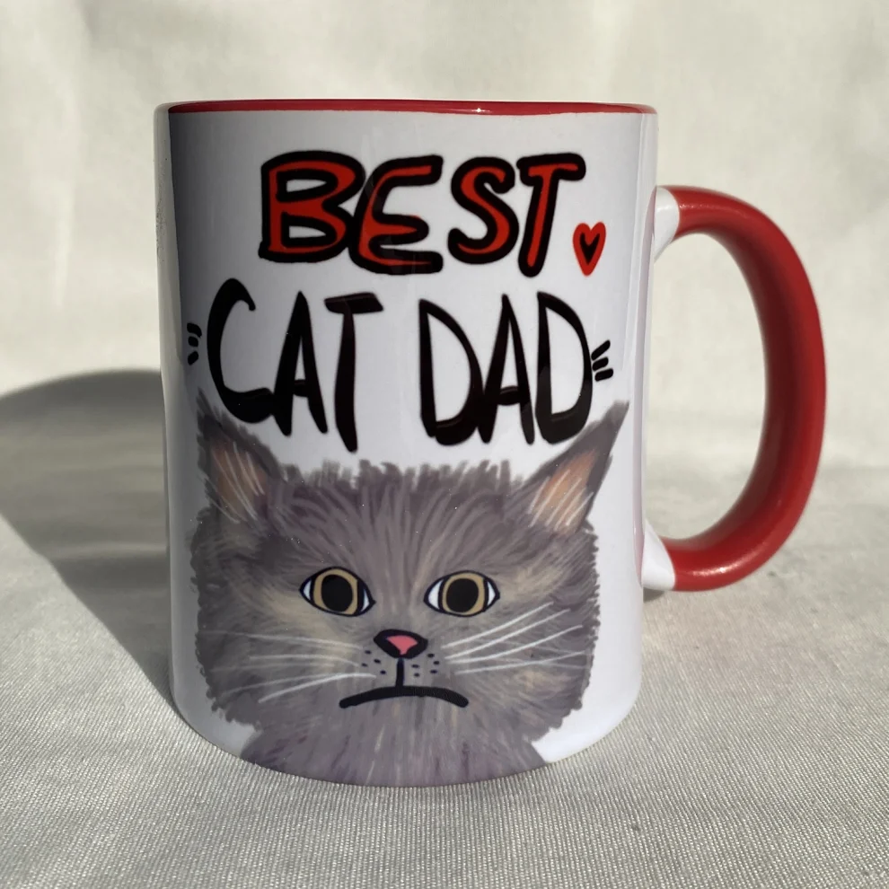 World's best best sale cat dad mug