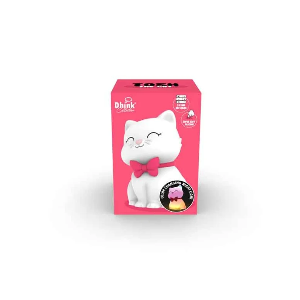 Dhink - Silicone Night Light Cat Tosh