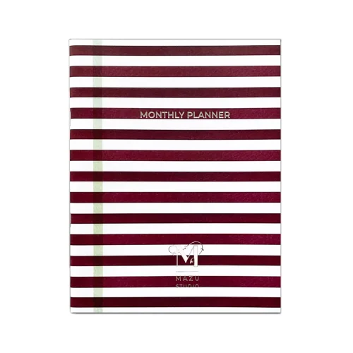 Mazu Studio - Ondas Ruby Monthly Planner