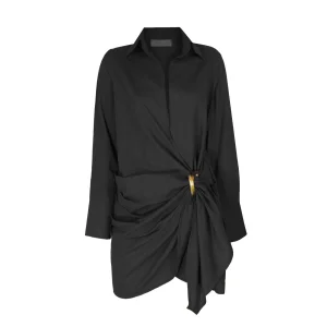 Libari Linen Shirt Dress