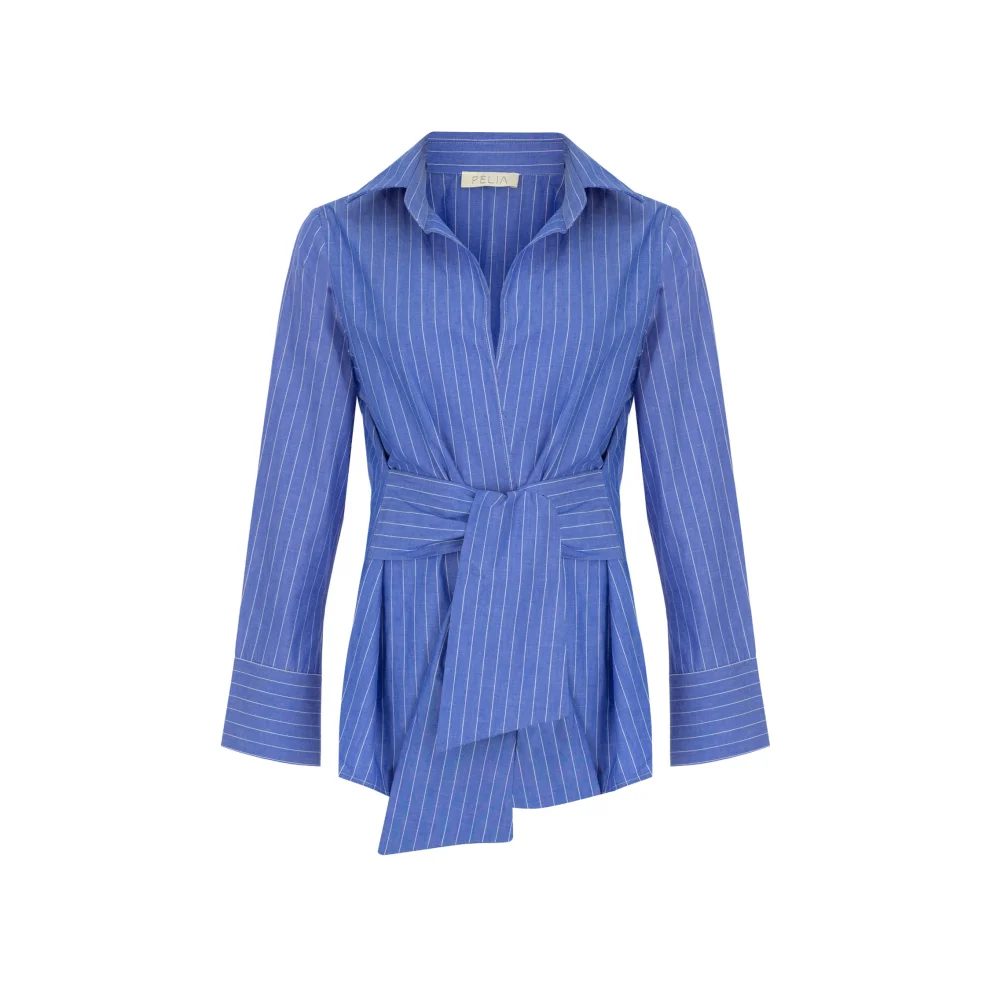 Pelia Company - Morica Stripe Shirt Dress