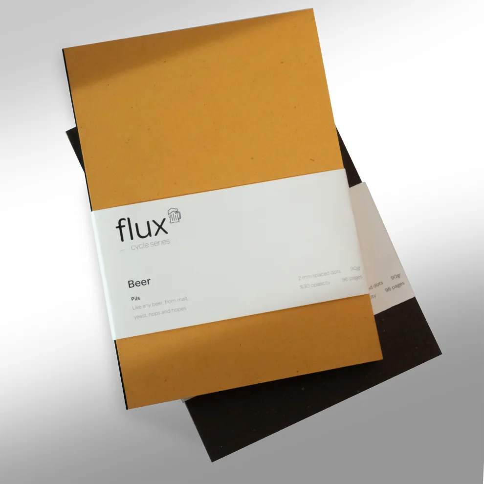 Vava Paper Co - Flux Cycle Seri -  Bira Pils Defter