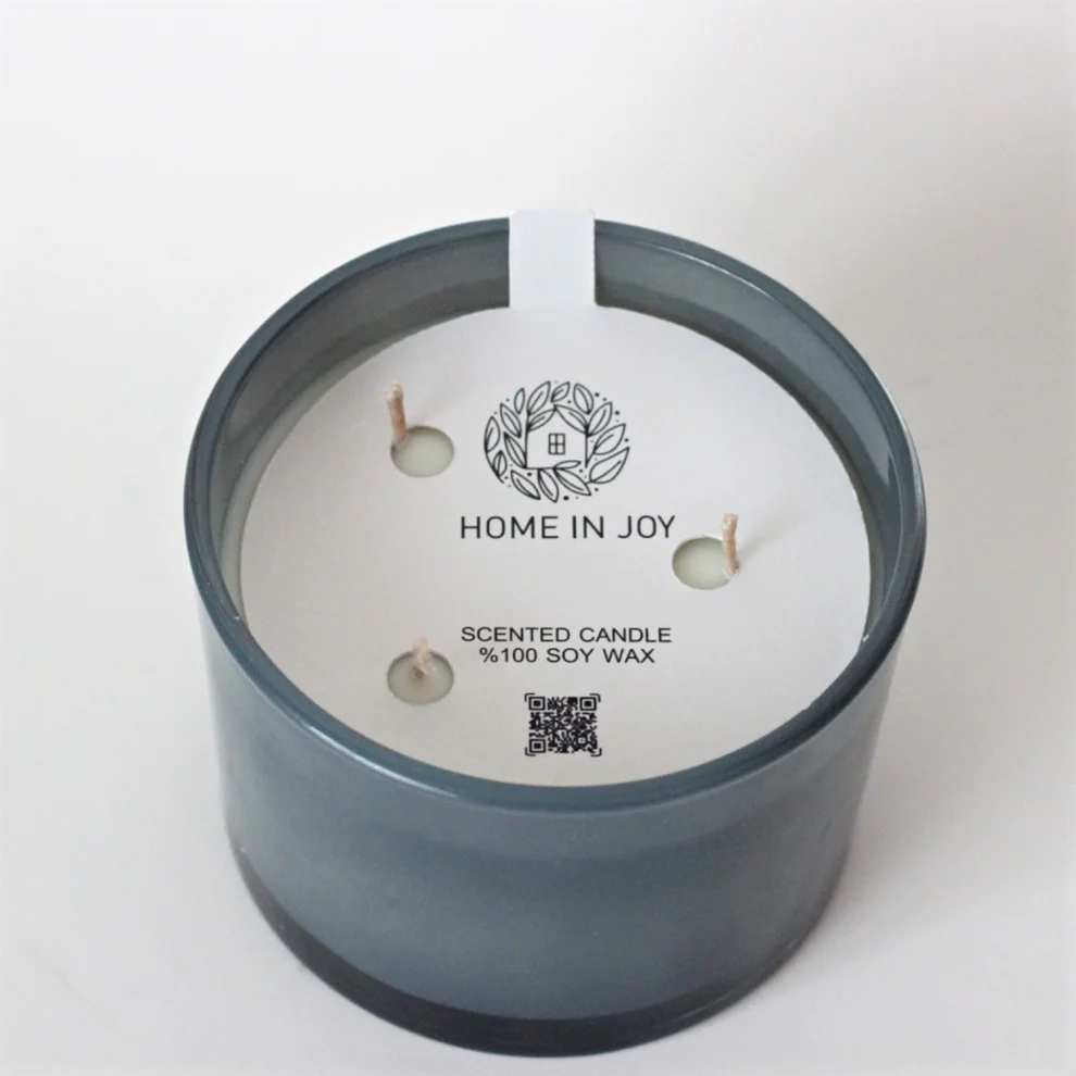 Home in Joy - Soya Mum 450g+190g Kokusuz Ocean Serisi 2li Set Cam Obje