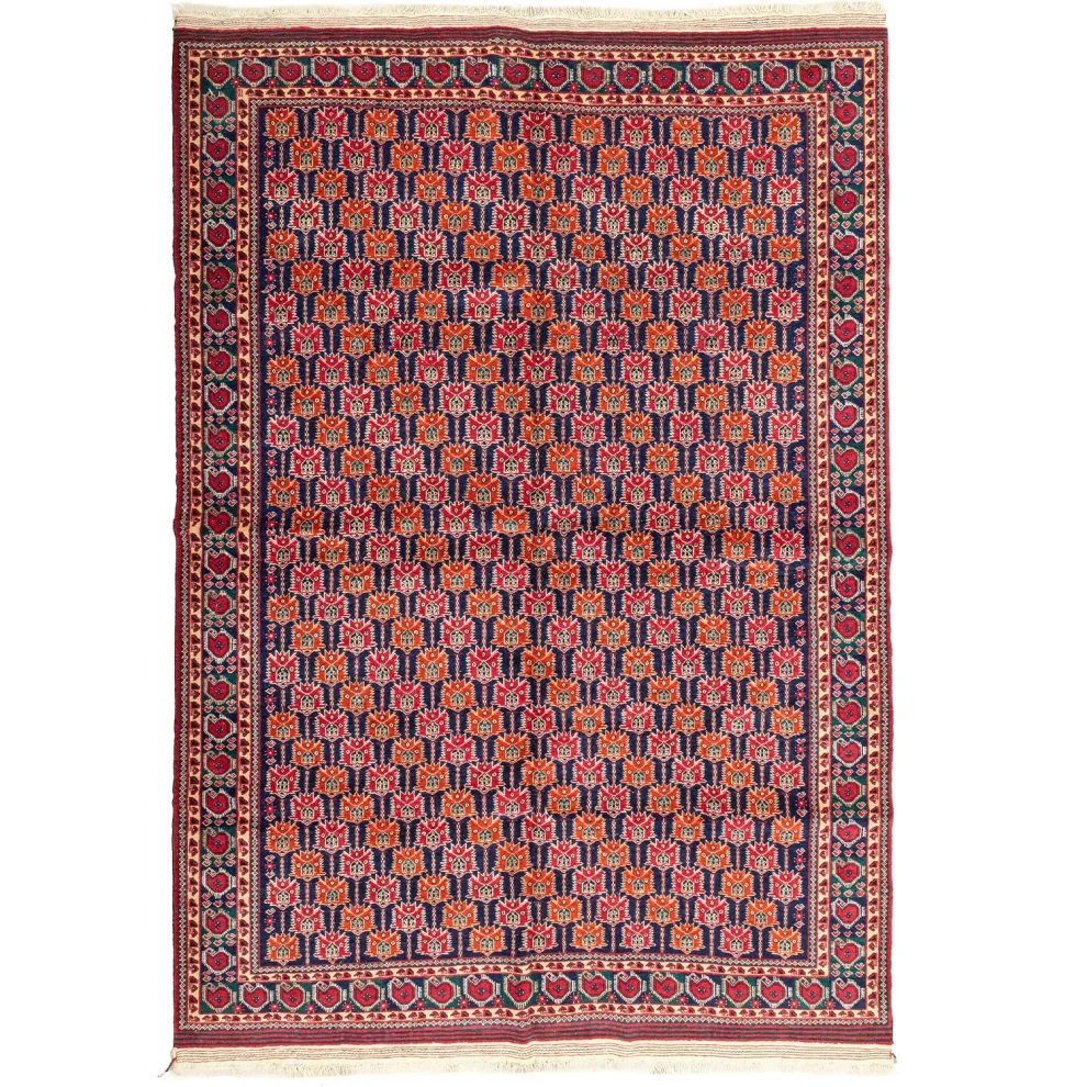 Soho Antiq - Mary Hand-woven Wool Turkmen Rug 196x282 Cm