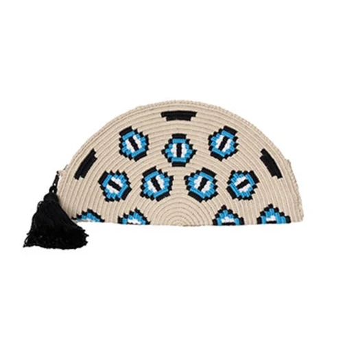 Style Virgo - Blue Eyes Crescent Wayuu Bag