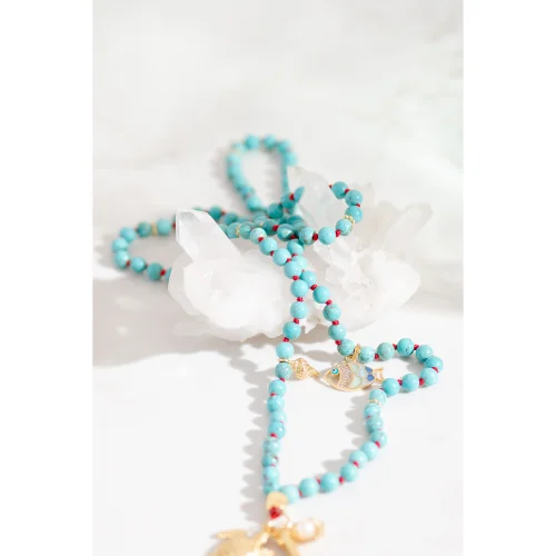 108 Niyettaşı - The Sea Inside Of Me Mala Necklace