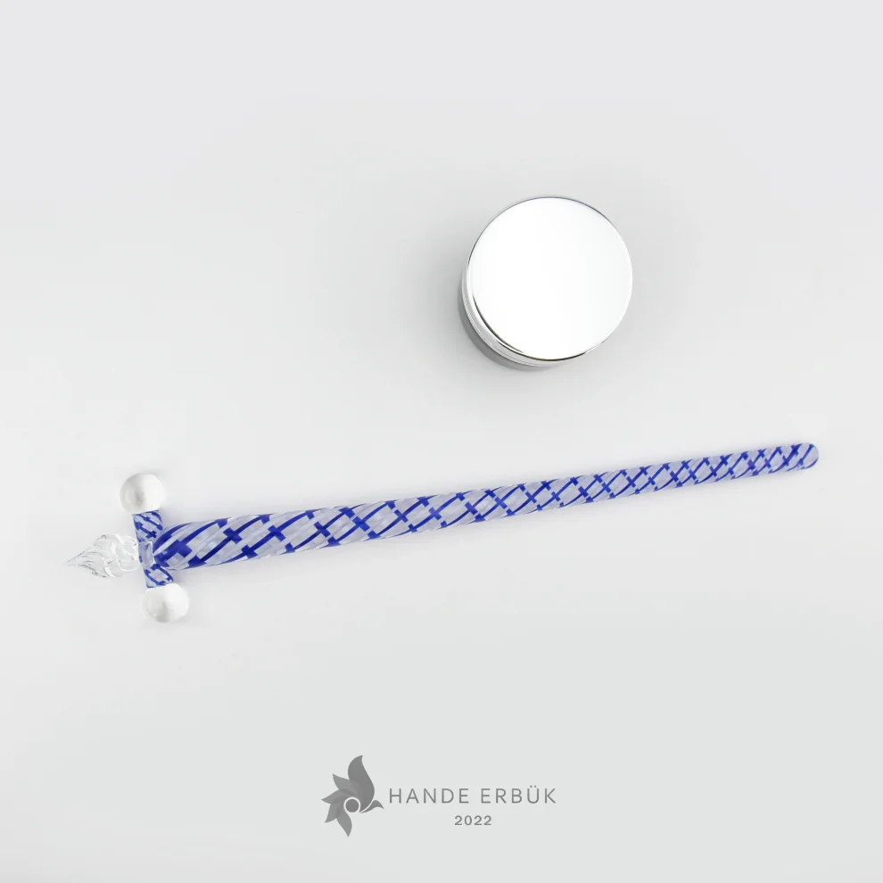 Hande Erbuk Glass - Cesm-i Bulbul Glass Dip In Pen