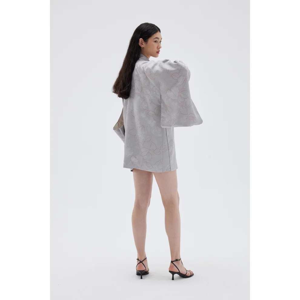 Matsuri - Silver Linings Vintage Ipek Kimono Ceket