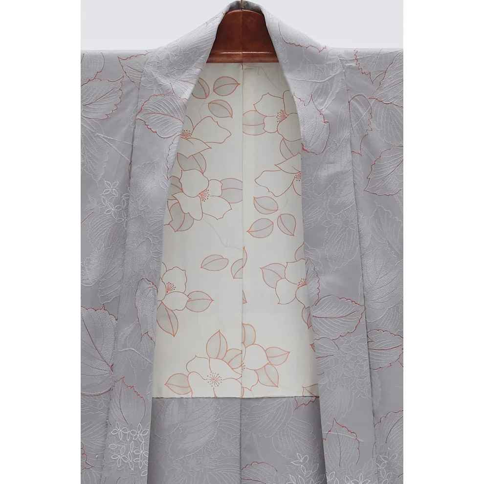 Matsuri - Silver Linings Vintage Silk Kimono