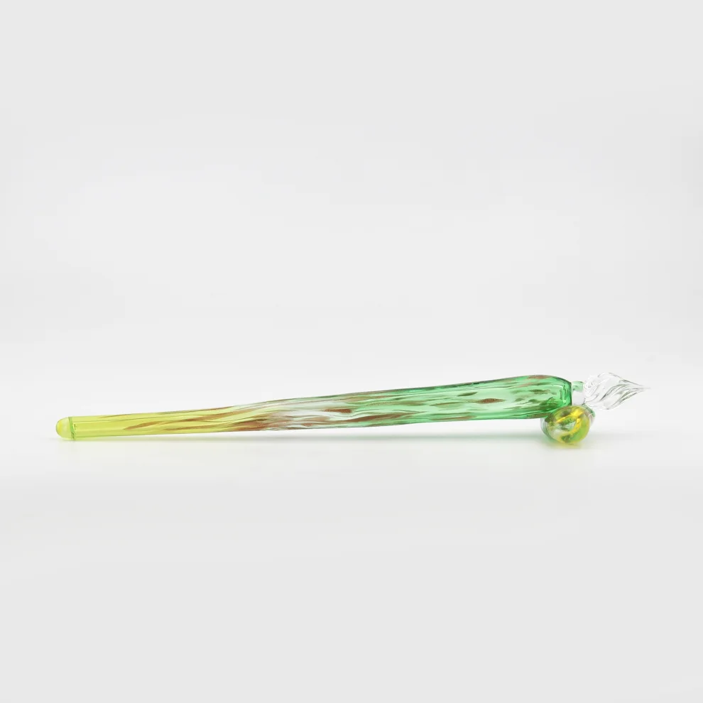 Hande Erbuk Glass - Glass Dip In Pen - Hollow Extra Light