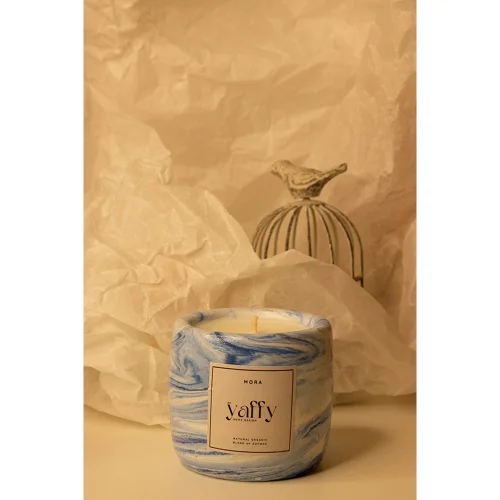 Yaffy Home Design - Blue Wave Candle