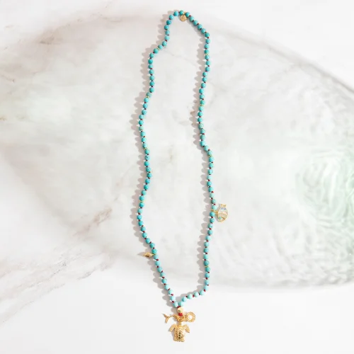 108 Niyettaşı - The Sea Inside Of Me Mala Necklace