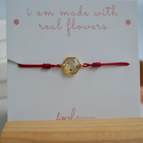 Fiorel Design - Real Flower Tiny Garden Hexagon Bracelet