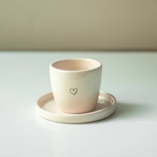 Fleur De Cansu - Heart Espresso Mug