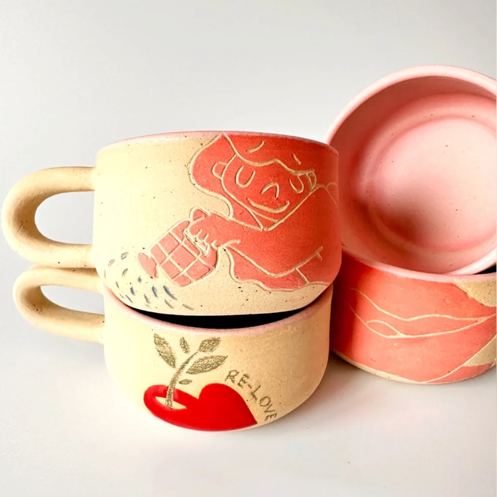 Tip Ceramic & Good Stuff - Re-love Bardak Seti