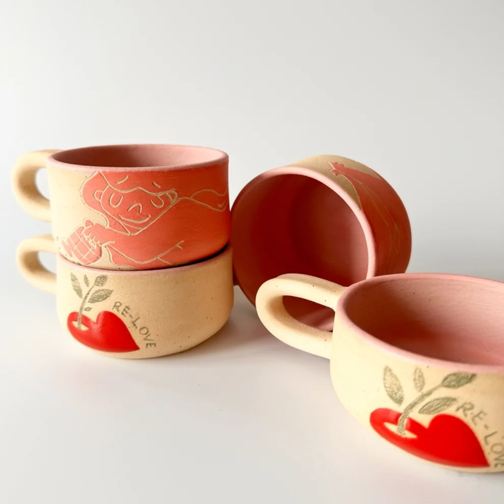 Tip Ceramic & Good Stuff - Re-love Bardak Seti