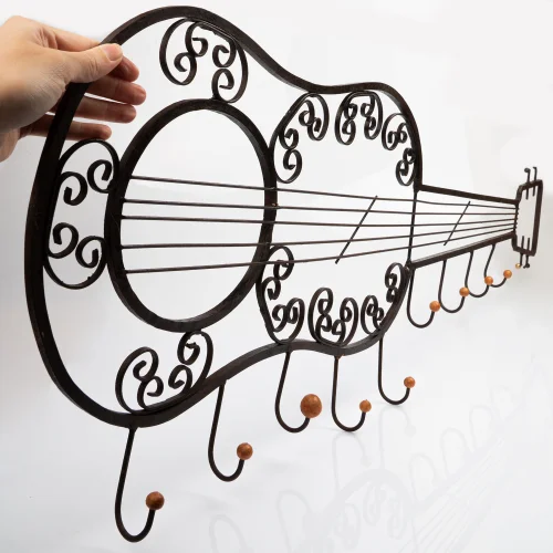 Gınni Dudu - Wrought Iron Guitar Hanger