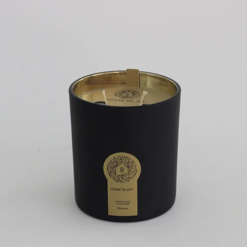 Home in Joy - Soy Candle 250g Amber Scented Reflection Series Glass Object