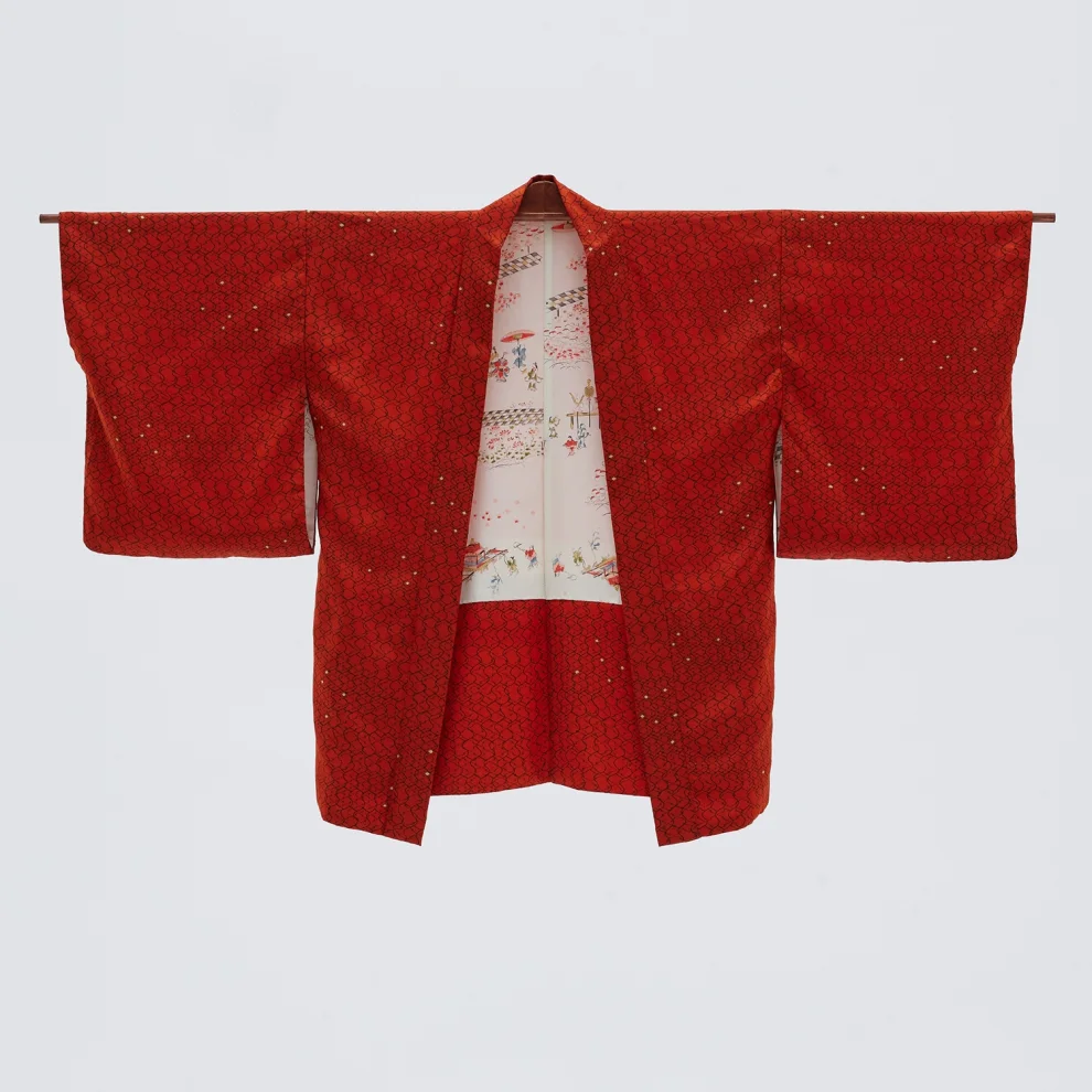Matsuri - Kasa Vintage İpek Kimono Ceket
