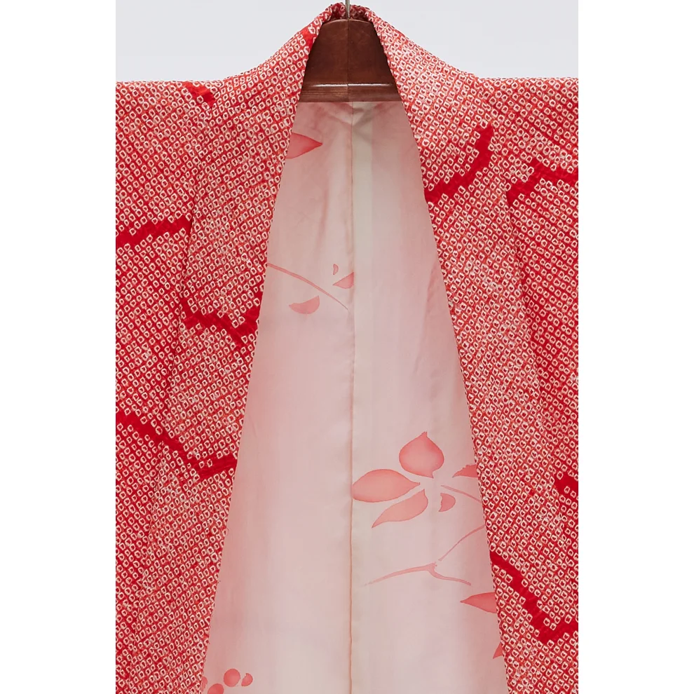 Matsuri - Roseate Vintage Silk Kimono Haori Jacket