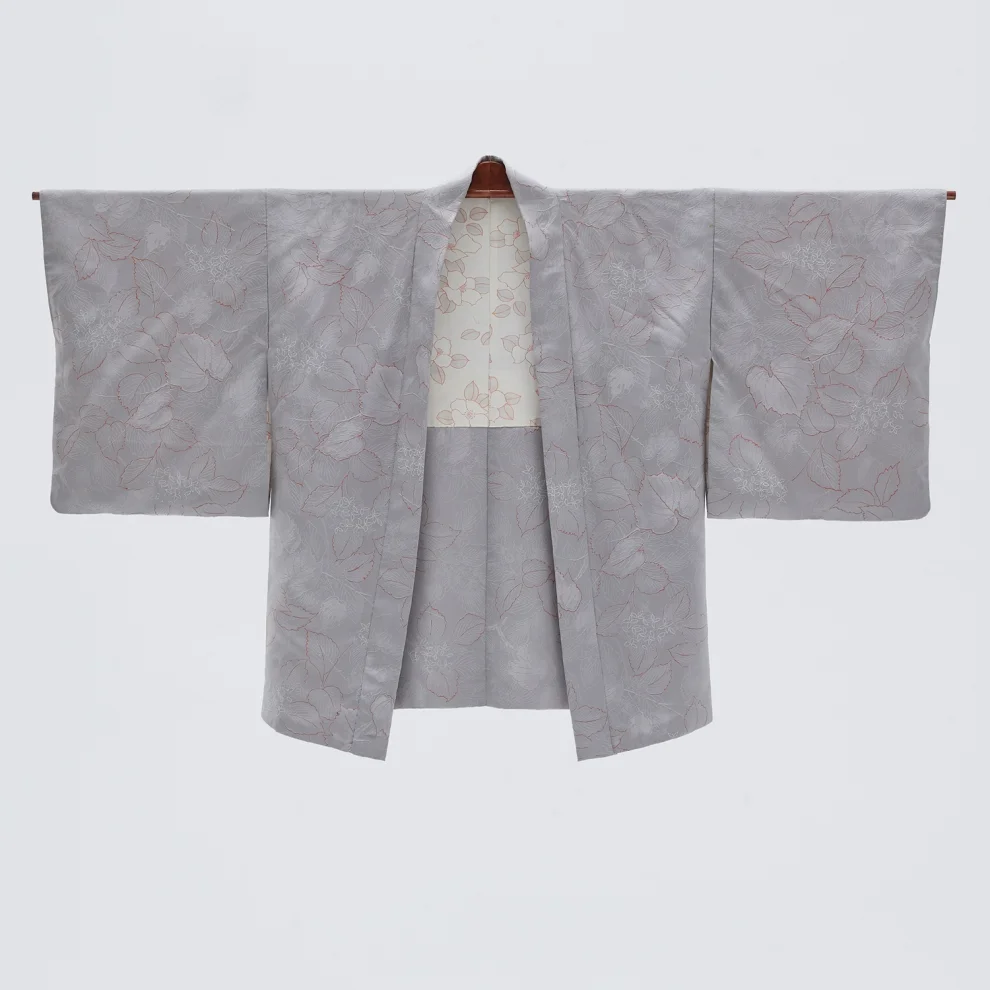 Matsuri - Silver Linings Vintage Silk Kimono