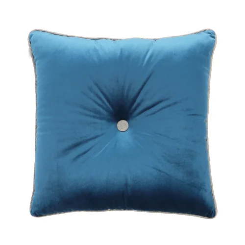 Boom Bastık - Buttoned Rubber Decorative Pillow