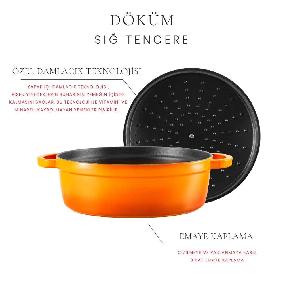 Voeux Kitchenware - Amusant Shallow Casserole 28 Cm