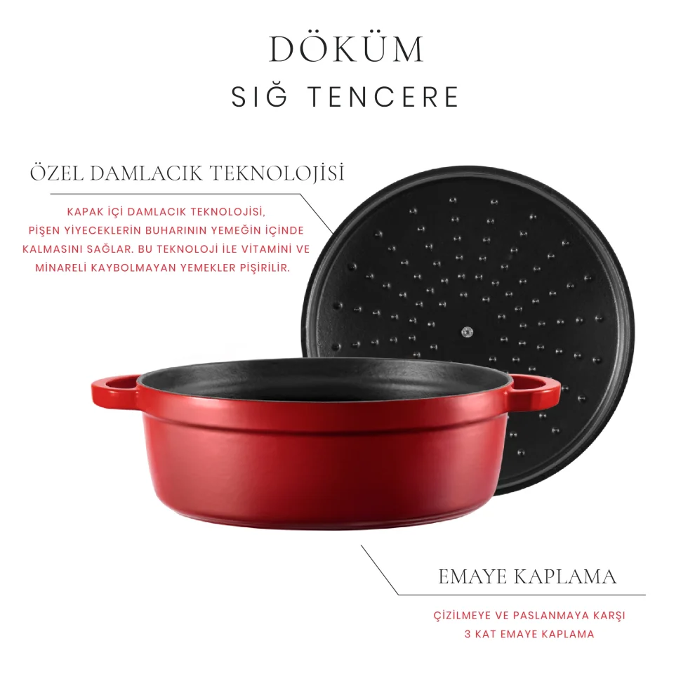 Voeux Kitchenware - L'amour Shallow Casserole 28 Cm