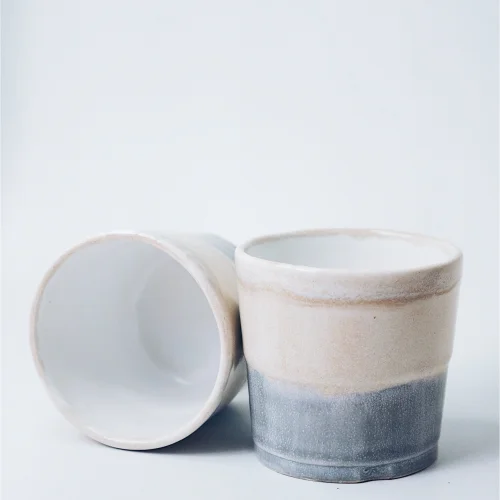 GIB'S Pottery - Bruno Espresso Bardağı 2'li Set