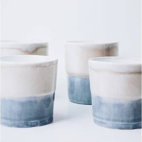 GIB'S Pottery - Bruno Espresso Bardağı 2'li Set