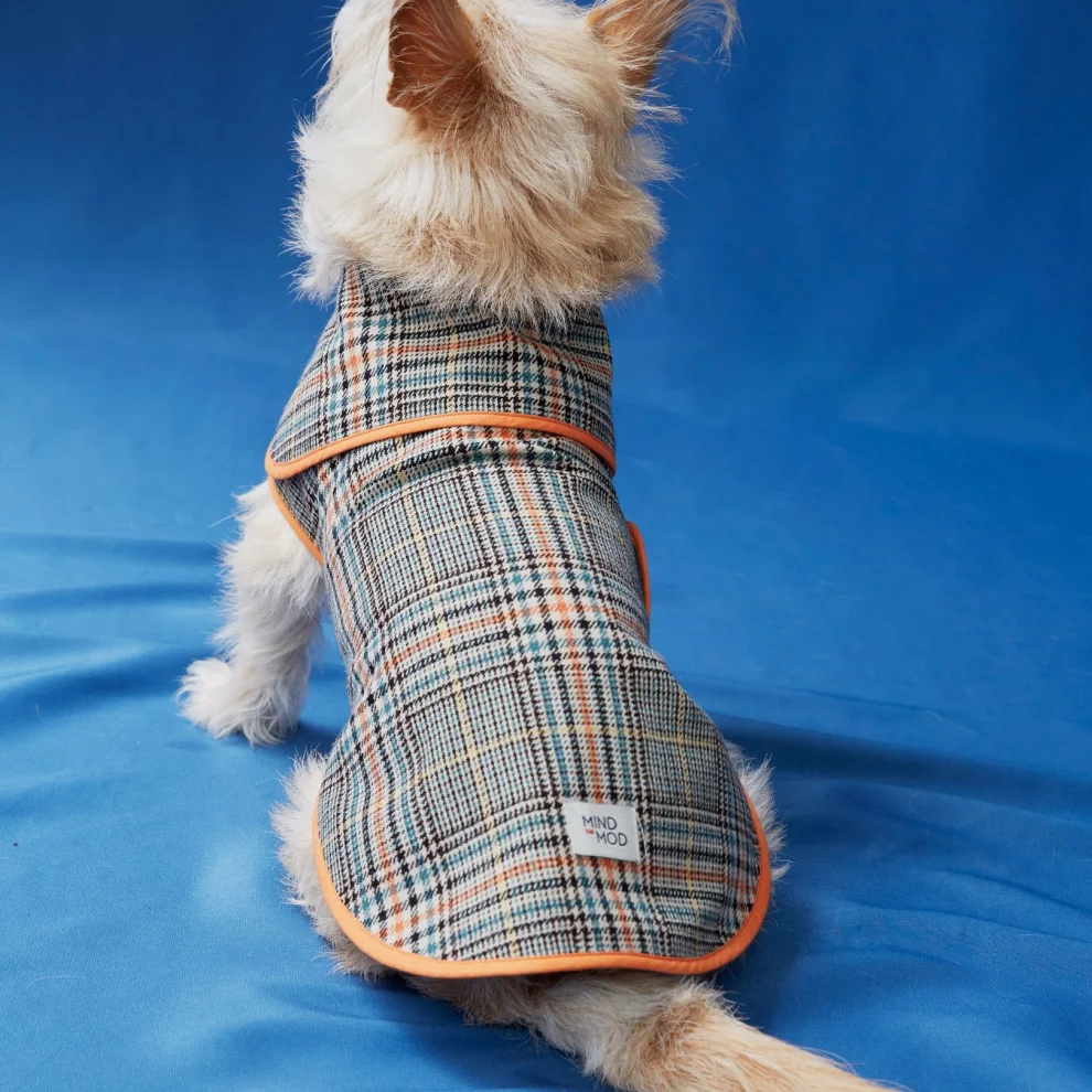 Mind The Mod - Glen Plaid Journey Dog Coat