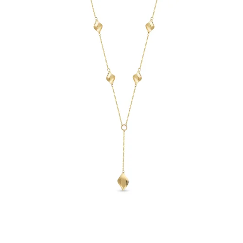 Orena Jewelry - 14k Solid Gold Gimlet Y Women's Necklace
