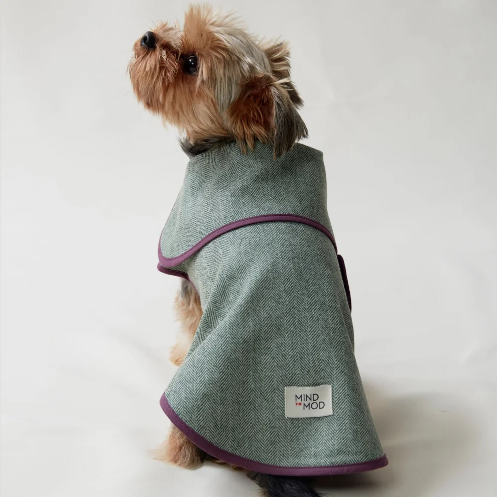 Mind The Mod - Herringbone Dream Dog Coat