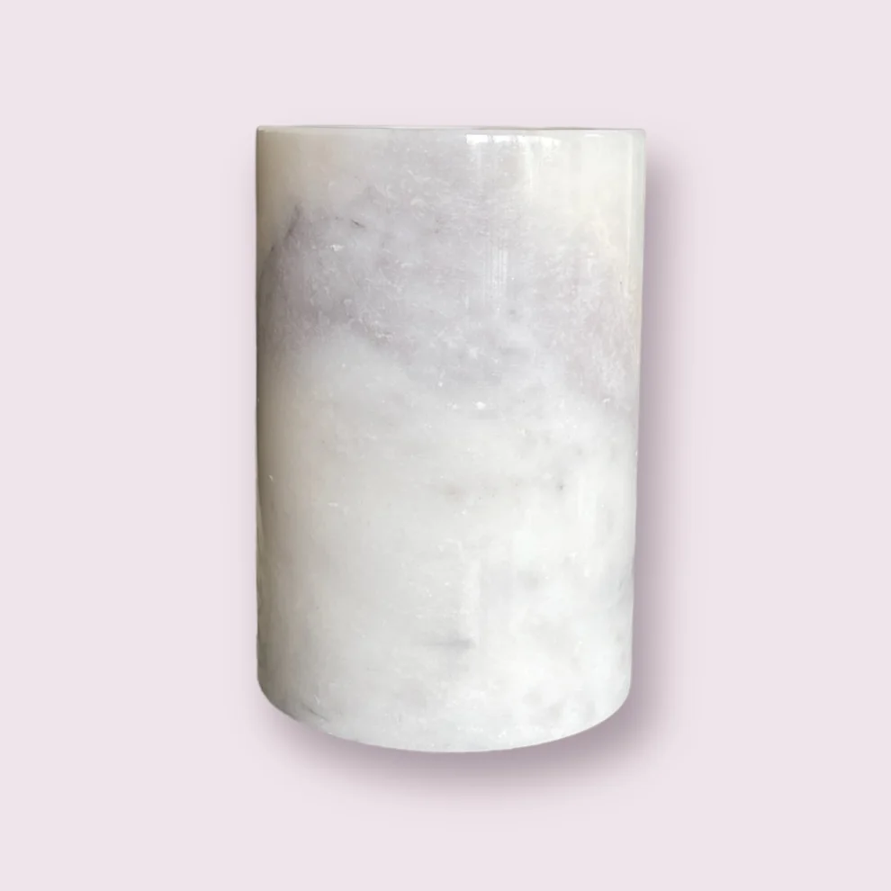 B My Stone - Crystal Marble Vazo/ Şaraplık