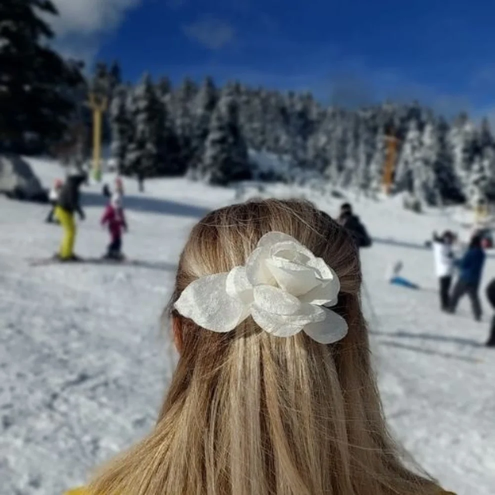 Merrie - Floral French Barrette