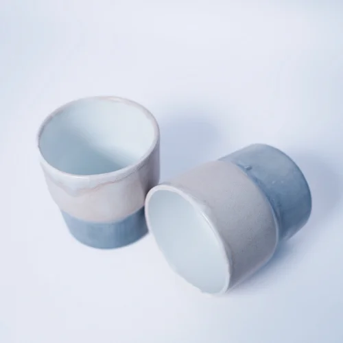 GIB'S Pottery - Duke Coffee Cup Set Of 2