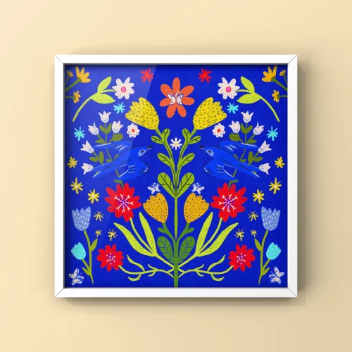 Mell's Studio - Flowers Print - Ill