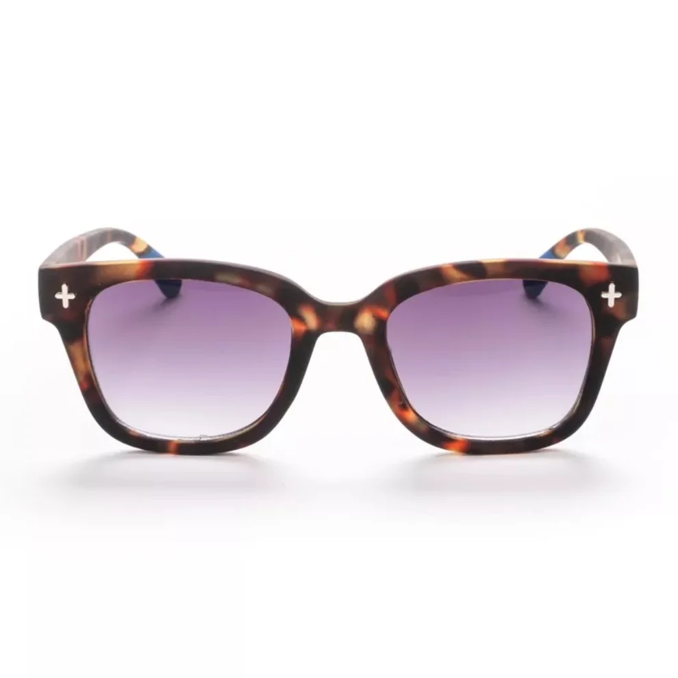 Okkia Eyewear - Giovanni Klasik Havana Lens Unisex Güneş Gözlüğü