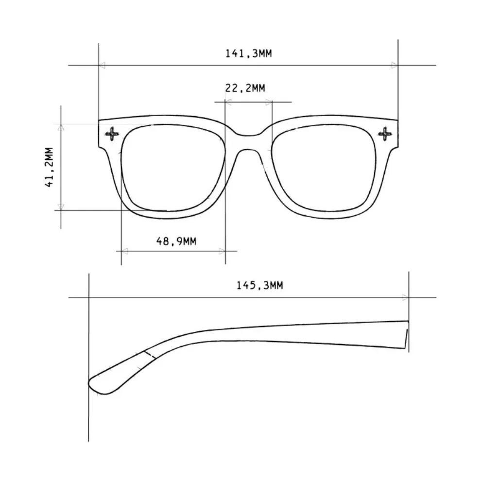 Okkia Eyewear - Giovanni Classic Havana Lens Unisex Sunglasses