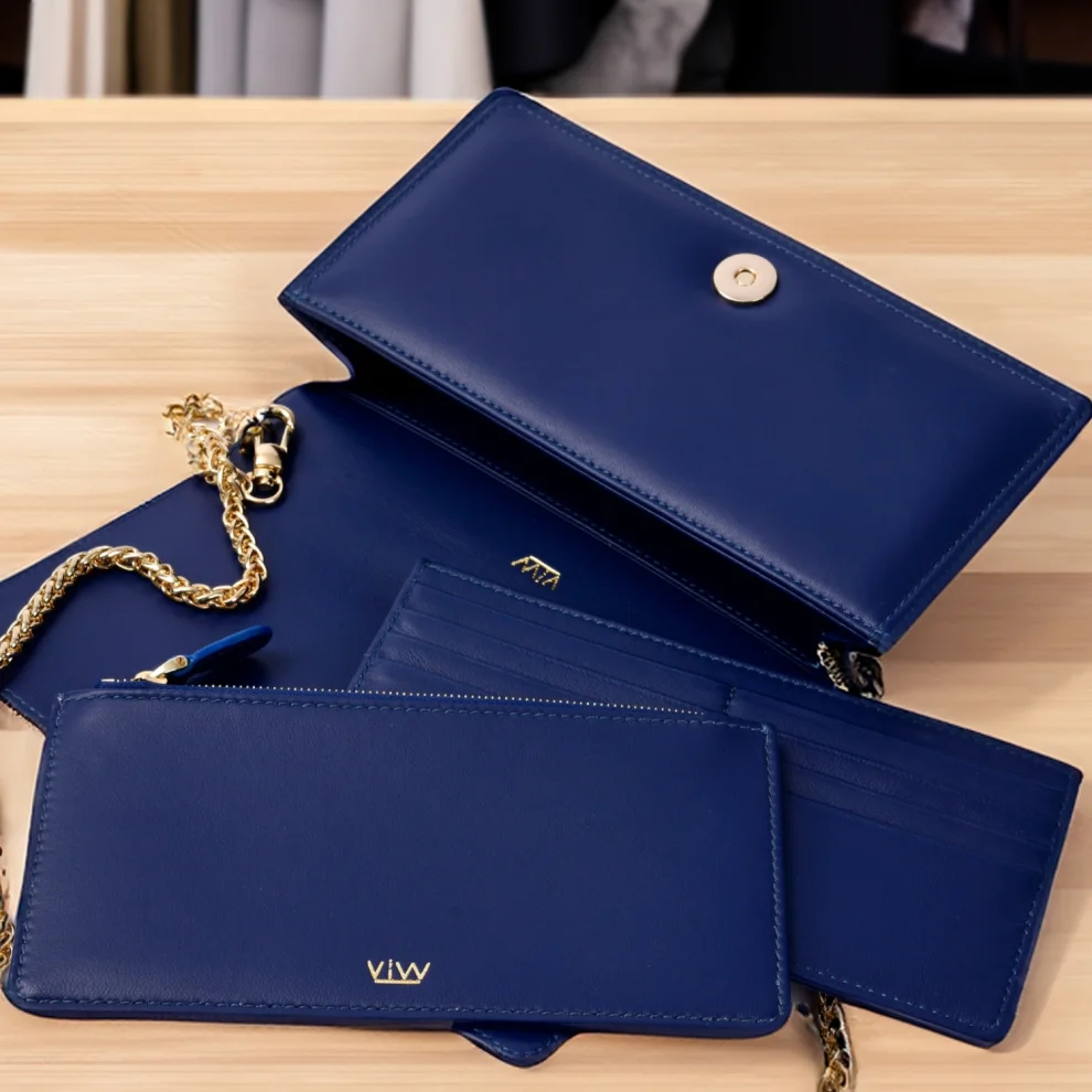 ViW - Shoulder Wallet Bag With Mini Clutch