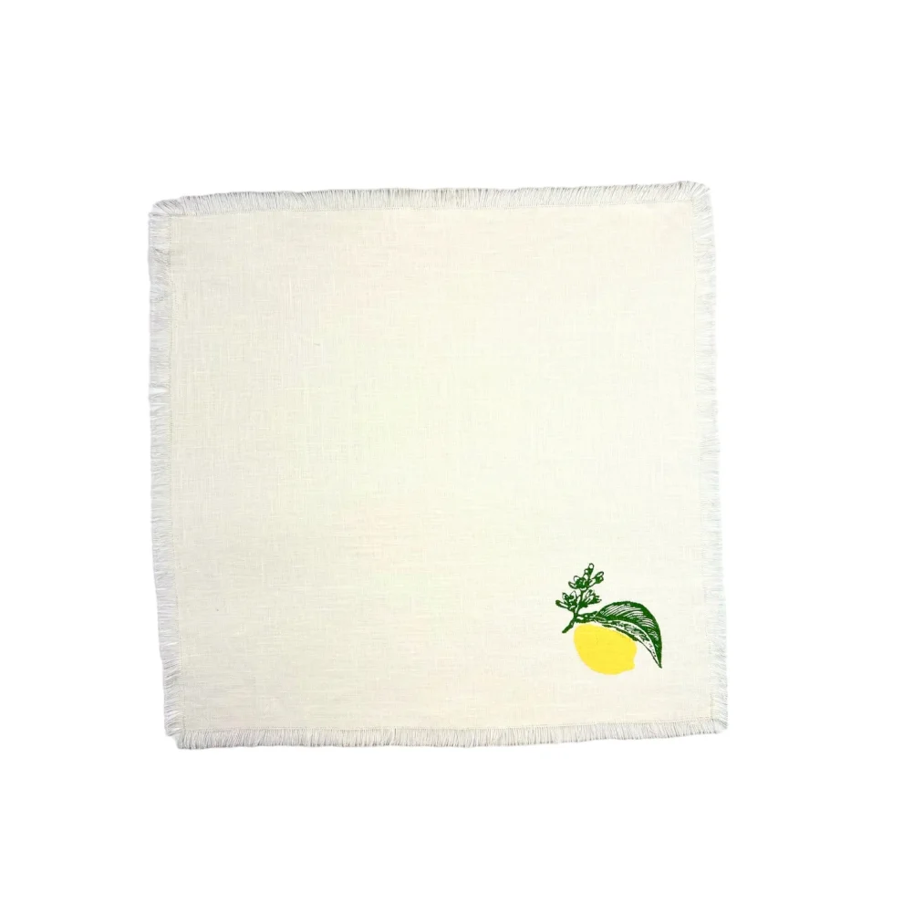Yenesse Design - Lemon Napkin (pack Of 2)