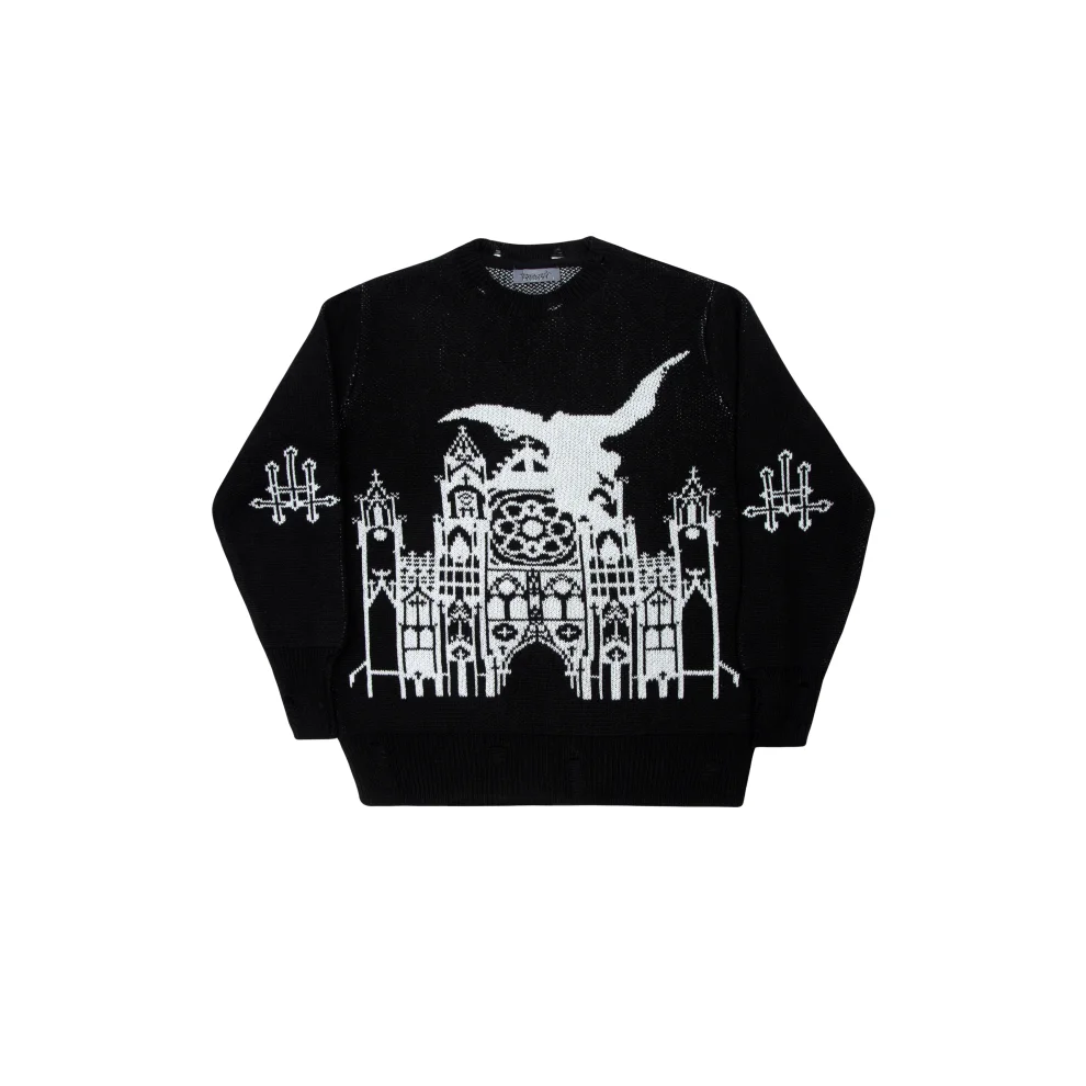 Death Is Easy - Angel Knitted Sweater