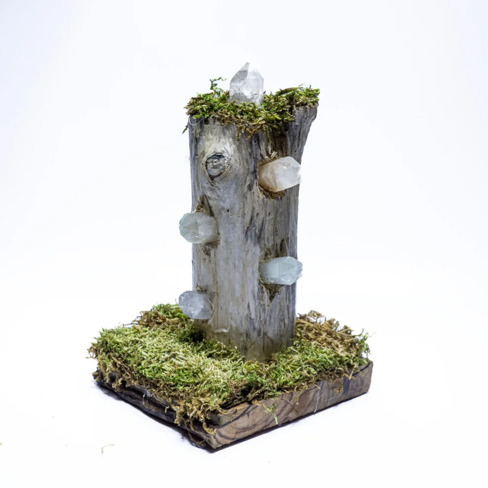 İndafelhayat - Quartz Stone Single Hobbit House Night Light