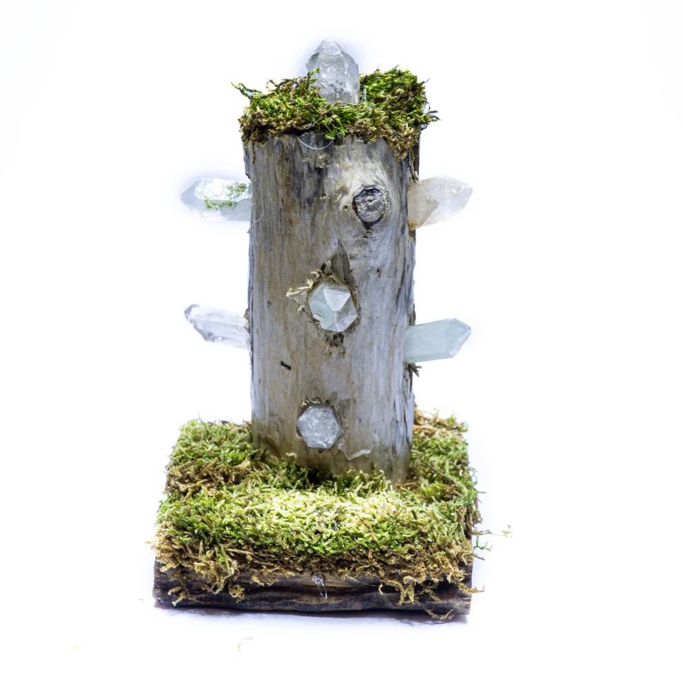 İndafelhayat - Quartz Stone Single Hobbit House Night Light