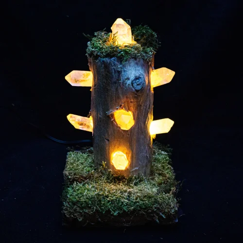 İndafelhayat - Quartz Stone Single Hobbit House Night Light