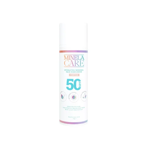 Minela Care - Hydrating Organic Mineral Filter Colored Face Sunscreen Spf 50 70 Gr Pa++++