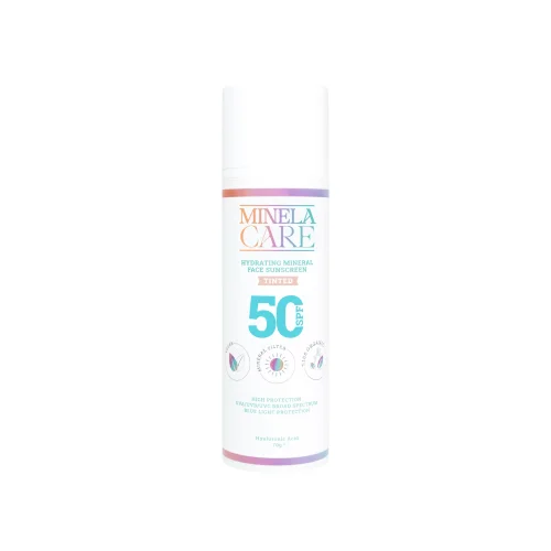 Minela Care - Hydrating Organik Mineral Filtreli Renkli Yüz Güneş Kremi Spf 50 70 Gr Pa++++